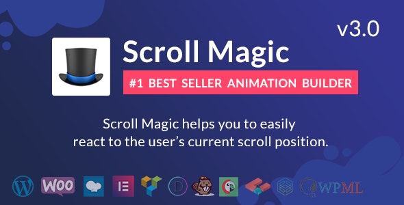 Scroll Magic WordPress 4.2.5 – 滚动动画生成器插件