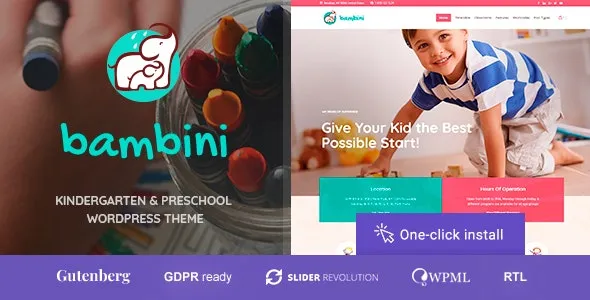 Bambini (v1.1.7) 幼儿园与学前教育主题