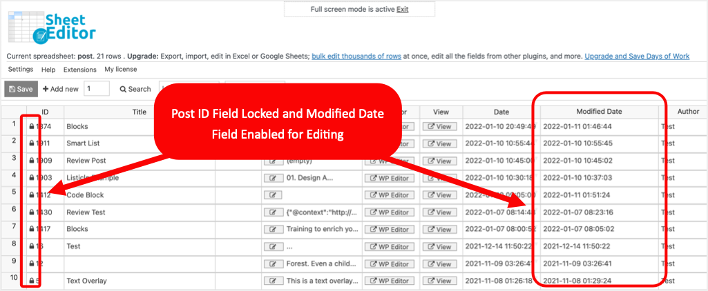 如何将WordPress文章发布日期重置为当前日期？