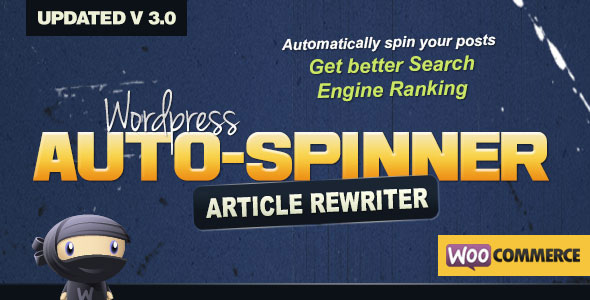WordPress Auto Spinner 3.9.0 – 文章重写器插件