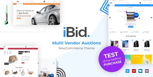 iBid 3.6.1 – 多供应商拍卖WooCommerce主题