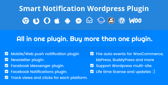 Smart Notification WordPress Plugin 9.3.9 开心版