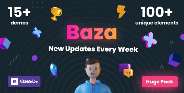 Baza 1.25 – 创意多用途企业网站WordPress主题