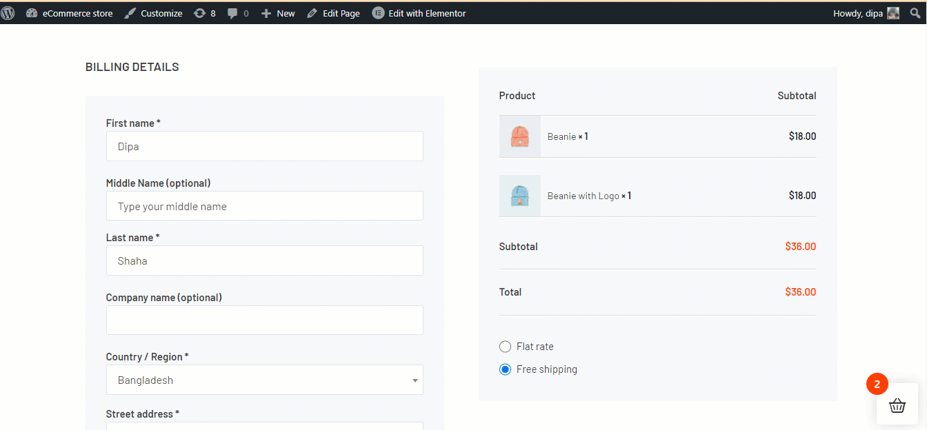 如何添加WooCommerce自定义结账字段