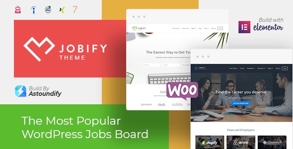 Jobify 4.1.2 – 人才招聘工作发布网站WordPress主题
