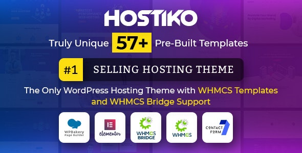 Hostiko 76.0.0 开心版 – WHMCS主机空间WordPress主题