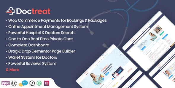 Doctreat 1.6.0 – 医疗保健类WordPress主题