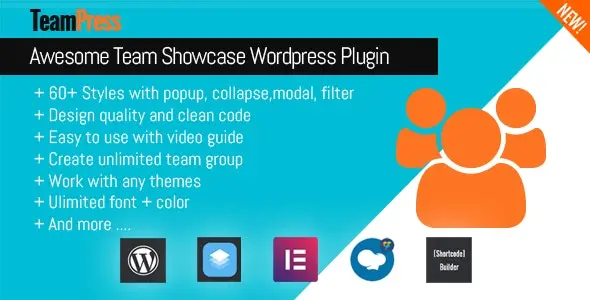 TeamPress 1.5.0 – Team Showcase插件
