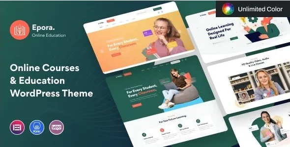 Epora 1.0.3 – 在线课程和教育WordPress主题