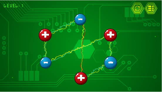 HTML5游戏《连接正负极》源码下载