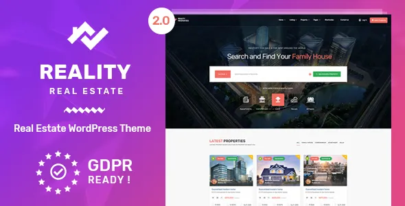 Reality 2.6.3 – 房产中介网站WordPress主题