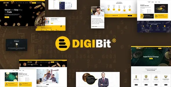 DigiBit 2.2 – 加密货币挖掘区块链WordPress主题