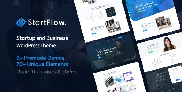 StartFlow 1.21 – 创意多用途网站WordPress主题
