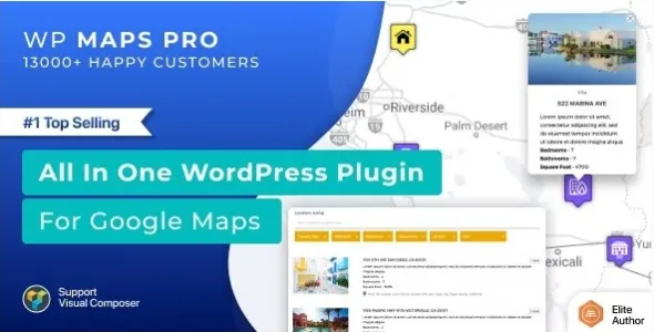 WP MAPS PRO 5.3.9 – 谷歌地图的WordPress插件
