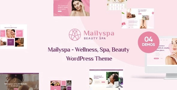Mailyspa v1.1.0 – 美容与健康WordPress主题