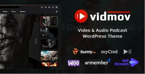 VidMov 1.8.6 开心版 – 视频和音频播客WordPress主题