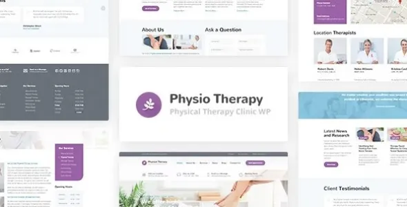 Physio 3.1.1 – 理疗康复医疗诊所网站WordPress主题