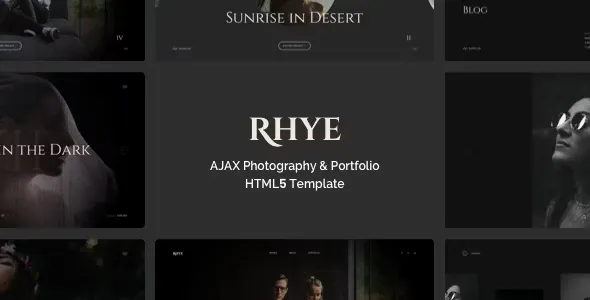 v1.8.0 Rhye AJAX Portfolio HTML5 Template – 响应式AJAX作品集HTML5模板