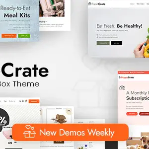 TheCrate v2.0 WooCommerce订阅盒子主题 – 专为订阅盒子设计的WooCommerce主题