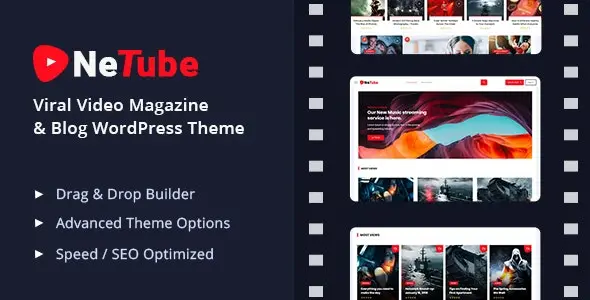 Netube 1.1.5 – 视频杂志博客网站WordPress主题