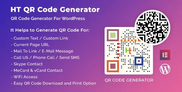 HT QR Code Generator for WordPress 2.3.6