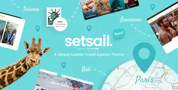 SetSail (v2.1) WordPress旅行主题 – 旅行社网站设计模板