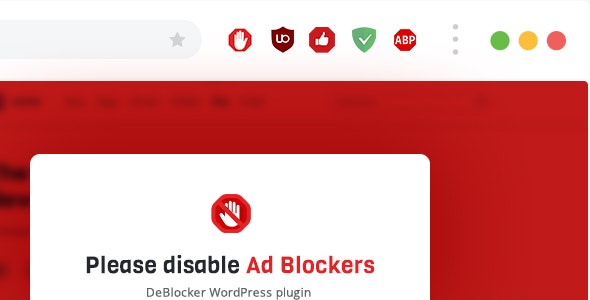 DeBlocker 3.3.7 – WordPress插件的反AdBlock