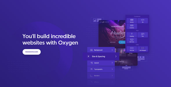 Oxygen 4.1.1 开心版 – 终极可视化网站生成器