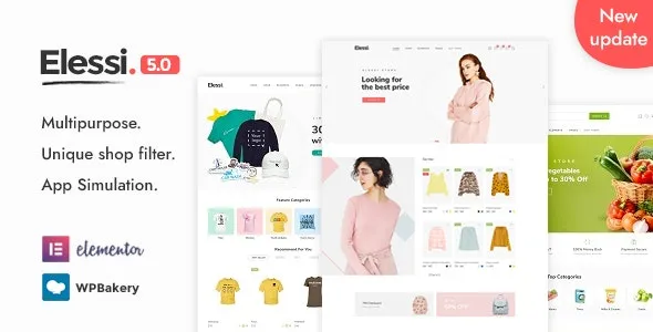 Elessi (v6.3.7) WooCommerce AJAX WP主题 – 响应式电商网站设计