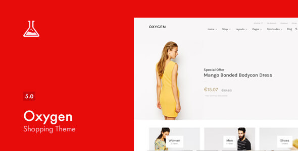 Oxygen 5.18 – WooCommerce WordPress主题