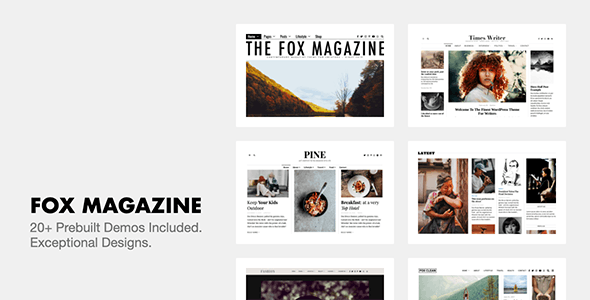 The Fox 5.3.1.2 – 杂志博客网站WordPress主题