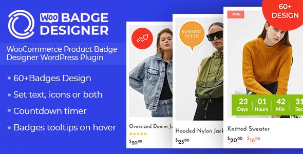 Woo Badge Designer 4.0.1 – WooCommerce产品徽章设计师