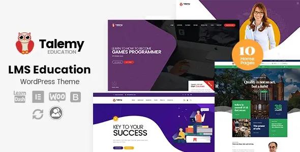 Talemy 1.2.16 – LMS 教育培训课程网站WordPress主题