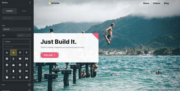 Bricks 1.5.7 开心版 – WordPress的Visual Site Builder