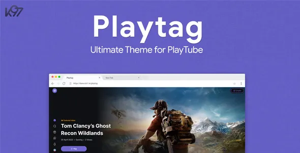 Playtag (v1.0.6) 终极PlayTube主题
