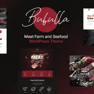 Bubulla v1.1 肉类农场与海鲜商店WordPress主题 – 专业食品电商网站模板