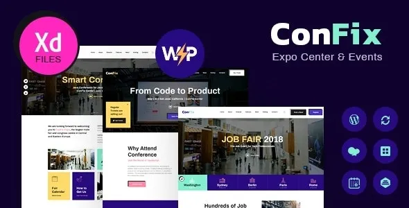 ConFix (v1.0.9) Expo & Events WordPress Theme – 会展活动WordPress主题