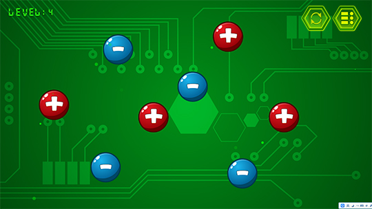 HTML5《连接正负级》完整源码下载