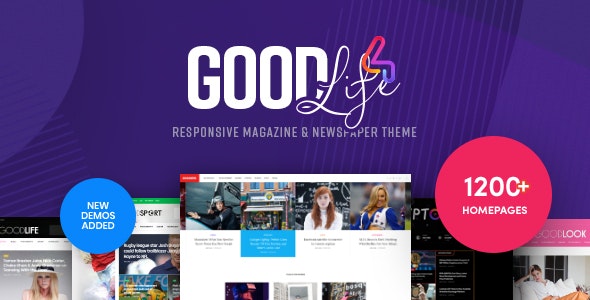 GoodLife 4.6.0 开心版 – 新闻杂志博客WordPress主题
