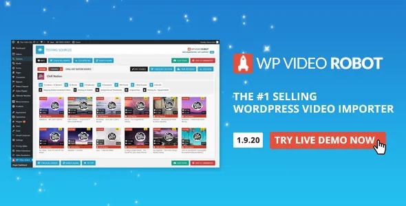 WordPress Video Robot 1.17.0 开心版 – 终极视频导入器