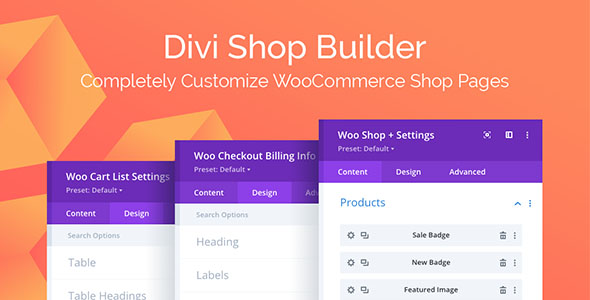 Divi Shop Builder 1.2.33 + Layouts – WooCommerce插件