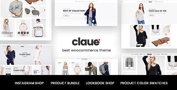 Claue 2.1.9 – 干净、简约WooCommerce电商网站主题