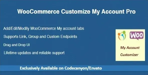 WooCommerce Customize My Account Pro 1.8.1