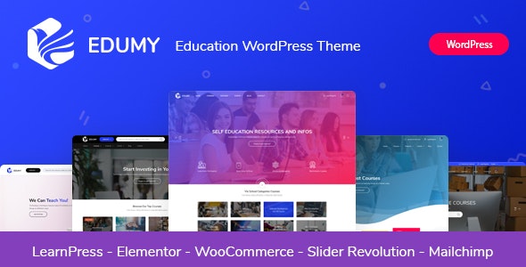 Edumy 1.2.15 – LMS在线教育课程WordPress主题