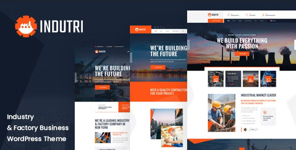 Indutri 1.0.9 – 工厂工业机械加工网站WordPress主题
