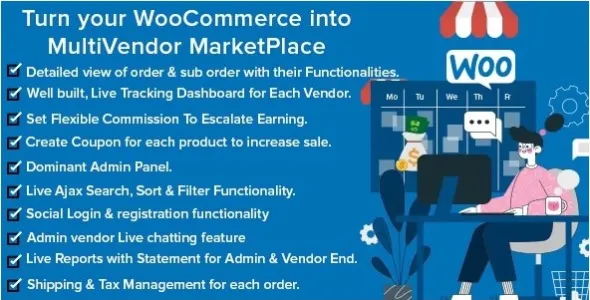 Mercado Pro 1.5.1 开心版 – 将WooCommerce转变为多供应商市场