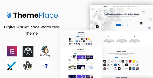 ThemePlace Marketplace WordPress Theme v1.1.6 – 多功能市场主题