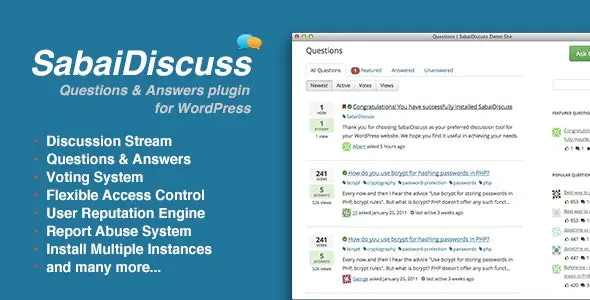 Sabai Discuss 1.4.13 – Q&WordPress的论坛插件