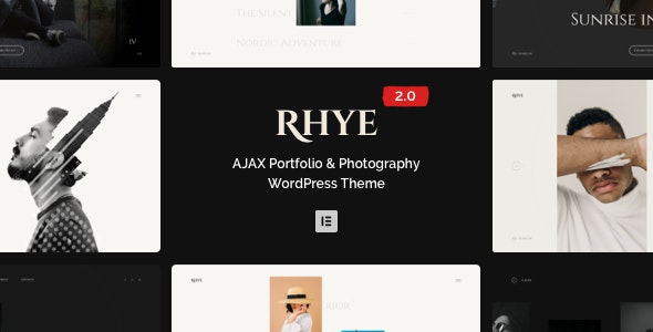 Rhye 3.1.3 – 响应式设计作品集展示网站WordPress主题