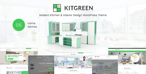 KitGreen 3.0.2 – 室内厨房设计网站WordPress主题